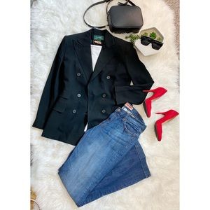 Ralph Lauren Padded Black Blazer